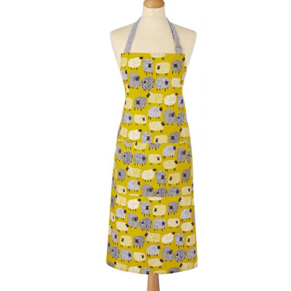 ulster weavers dotty sheep oil cloth apron