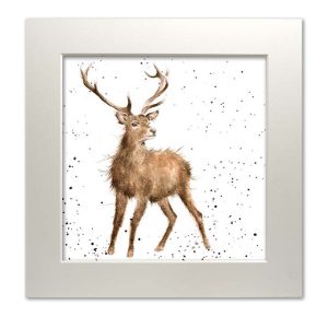 stag mounted print wrendale