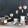 wrendale hanging christmas decorations