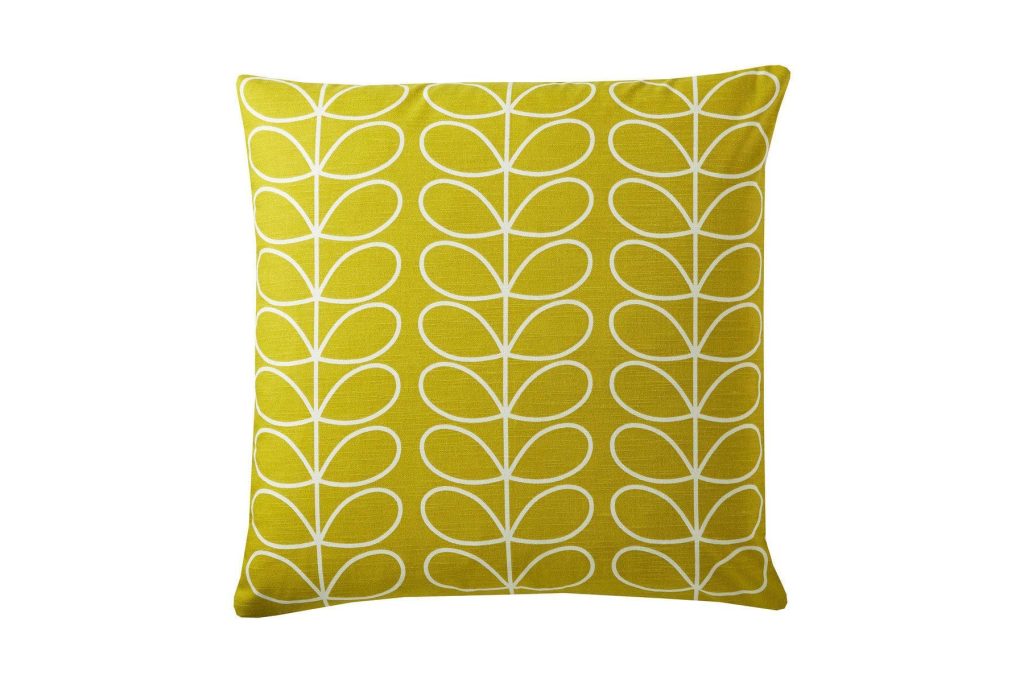 Linear-Stem-Large-Cushion-Sunflower-50x50cm-Front