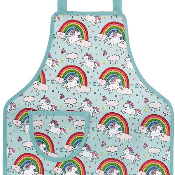 little weavers unicorn kids apron