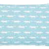 scion mr fox teal bedding range standard pillowcase
