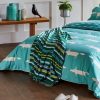 scion mr fox teal bedding range throw