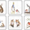Pimpernel Wrendale Christmas Coasters
