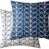 Small Linear Stem Cushion Whale 50x50