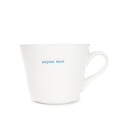 Keith Brymer Jones Stamped Word White Bucket Mug