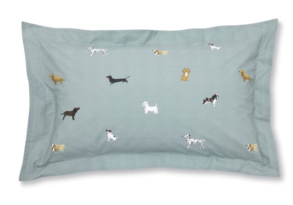 Sophie Allport Fetch Bedding Set Dogs Moss Green - Image 4