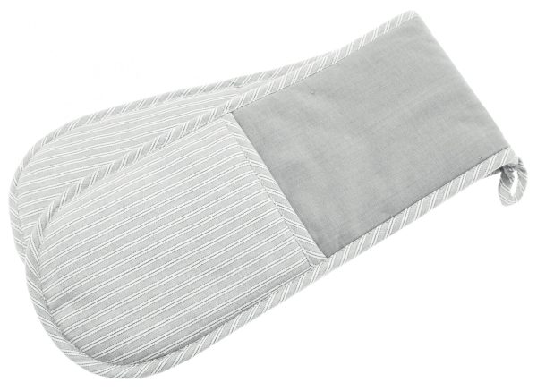 County Ticking Double Oven Glove