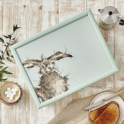 wrendale designs hare lap tray