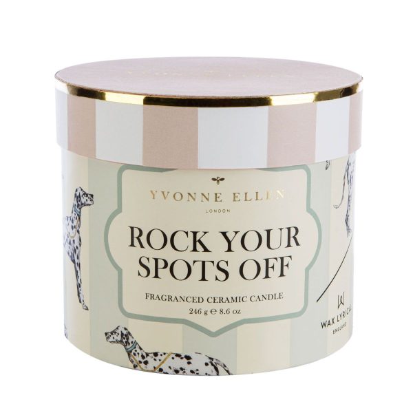Yvonne Ellen Rock your Spots Off Ceramic Candle Box