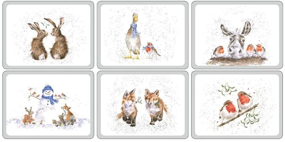Wrendale Christmas Placemats & Coasters by Royal Worcester