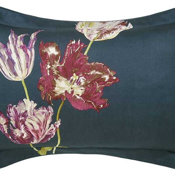 Sanderson Tulipomania Floral Bedding in Ink Blue