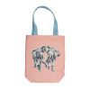 canvas tote bag age is irrelephant BGC009