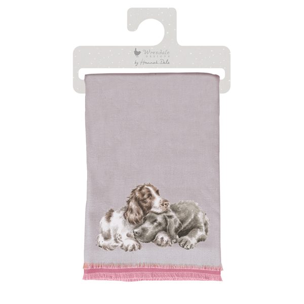 wrendale designs a dogs life winter scarf WSCF012