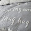cosy up tufted fleece duvet cover set 3