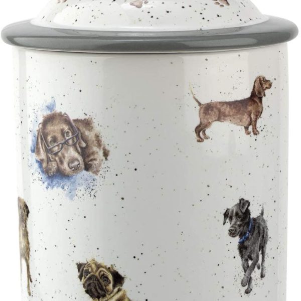 wrendale designs dog treat jar
