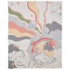 Silver Lining Knitted Throw Embellished 100% Cotton by Cath Kidston