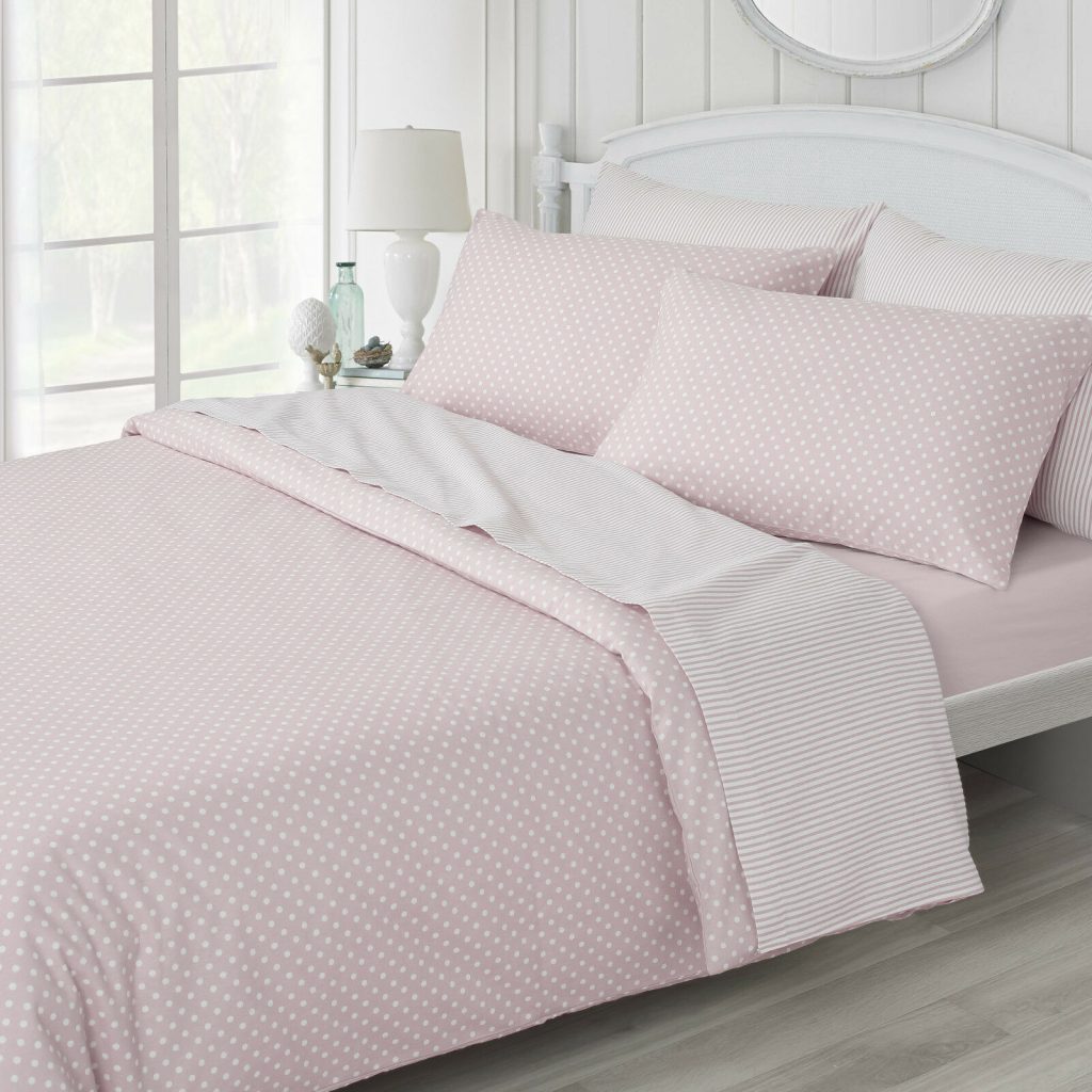 pink brushed cotton bedding range moda de casa