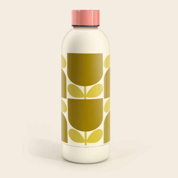 Orla Kiely Water Bottle Stainless Steel Hot/Cold Gift Boxed