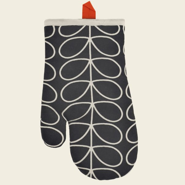 Linear Stem Slate Apron, Double Oven Glove or Oven Mitt by Orla Kiely