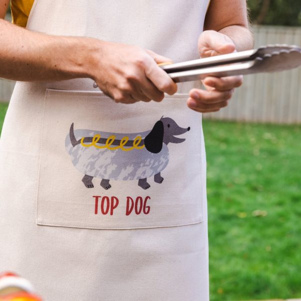 ulster weavers top dog BBQ 100% cotton apron lifestyle