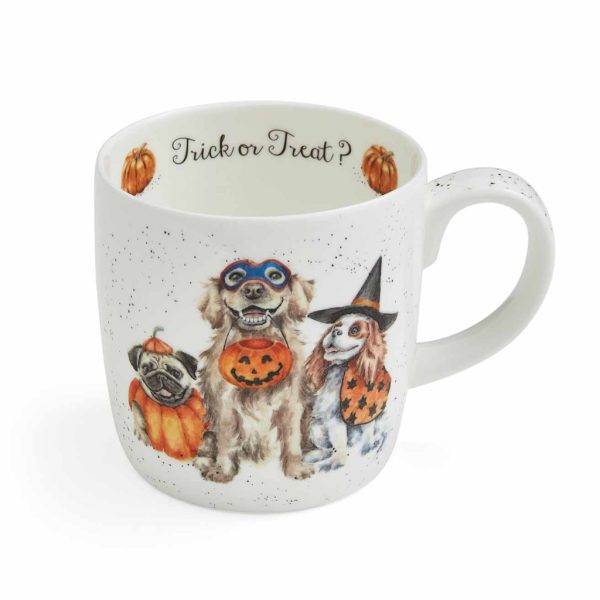 wrendale designs halloween trick or treat mug 2