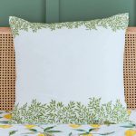 MORRIS & CO Lemon Tree sham detail
