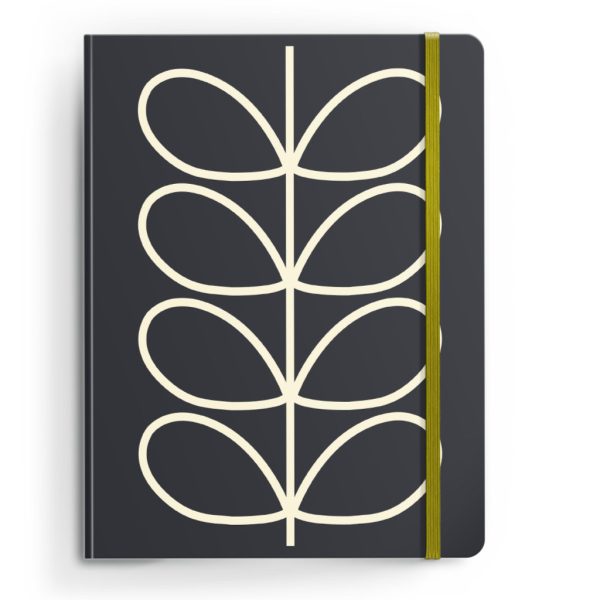 Orla Kiely Linear stem Slate Notebook