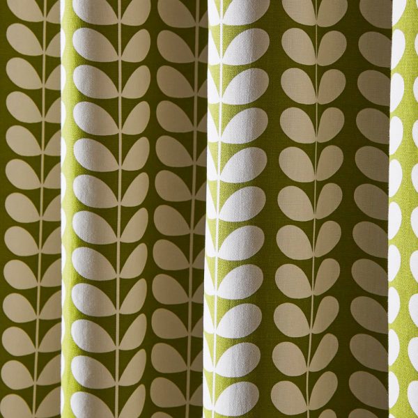 Orla Kiely Solid Stem Pear Curtains Detail