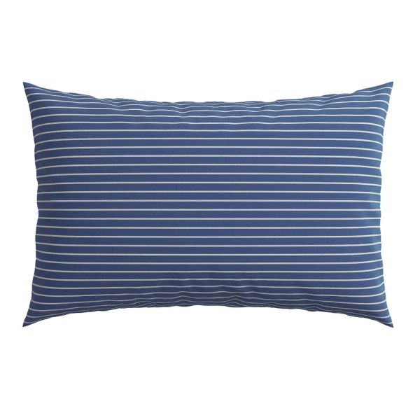 Helena Springfield LONG ISLAND Breton Stripe Blue & White Pillowcase