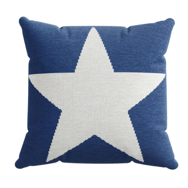 Helena Springfield Star Cushion Blue Lifestyle