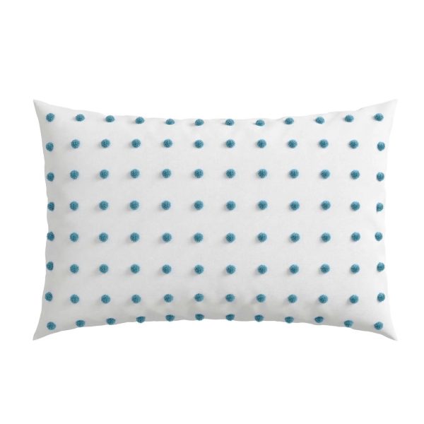 Helena Springfield Tufted Spot Blue Duvet Cover Set Pillowcase