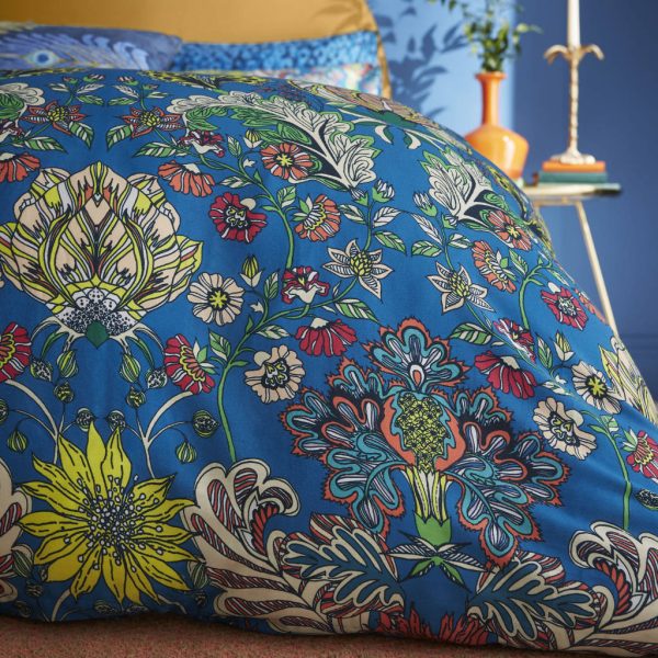Matthew Williamson Gardenia Floral Damask Duvet Cover Set Detail