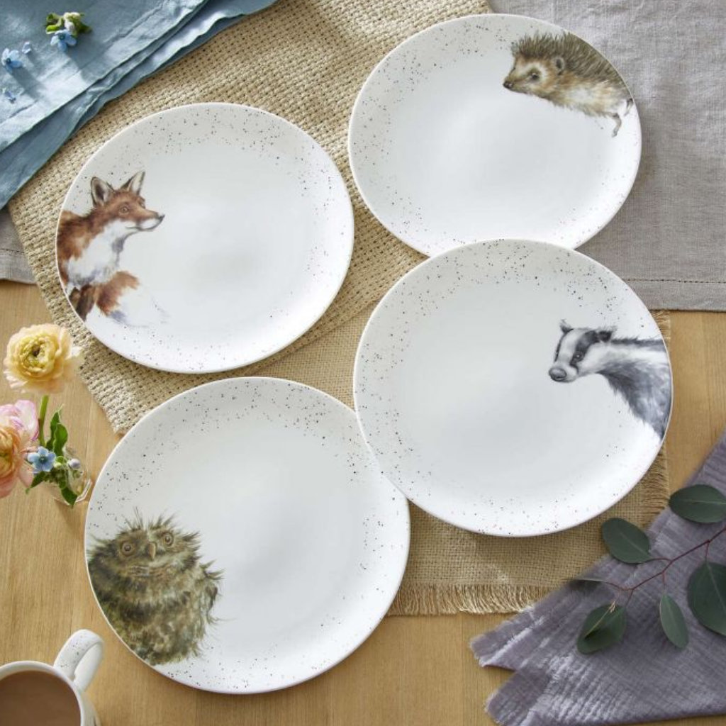 Wrendale Designs Coupe Plates set of 4