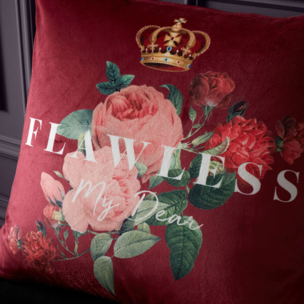 Bridgerton Flawless Floral Cushion Detail