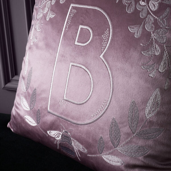 Bridgerton Regency Crown Cushion Lilac Detail