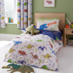 Catherine Lansfield Prehistoric Dinosaurs Duvet Cover Set