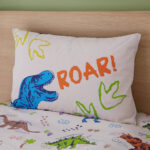 Catherine Lansfield Prehistoric Dinosaurs Duvet Cover Set Detail