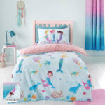 catherine lansfield childrens mermaid bedding range