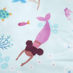 catherine lansfield childrens mermaid duvet cover set