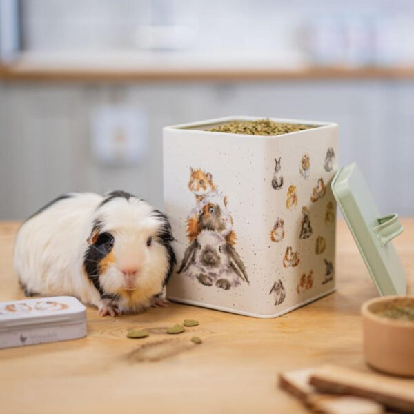 wrendale designs guinea pig rabbit hamster treat tin