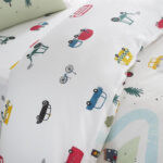 Bianca Transport White Duvet Cover Set Detail 2
