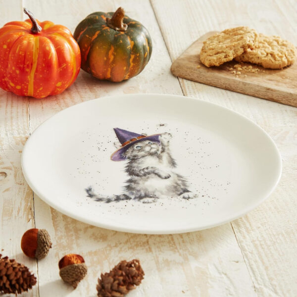 Coupe Plate Witches Cat Wrendale Designs