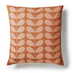 Orla Kiely Multi Stem Auburn Feather Filled Cushion Reverse