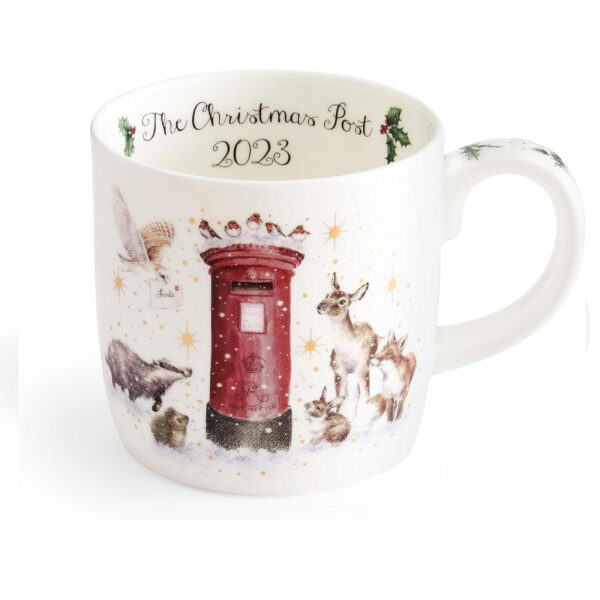 Wrendale Designs Christmas Post Limited Edition Mug