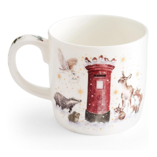 Wrendale Designs Christmas Post Limited Edition Mug
