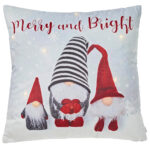 merry and bright filled christmas cushion catherine lansfield