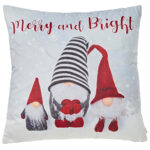 merry and bright filled christmas cushion catherine lansfield