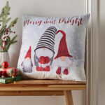 merry and bright filled christmas cushion catherine lansfield