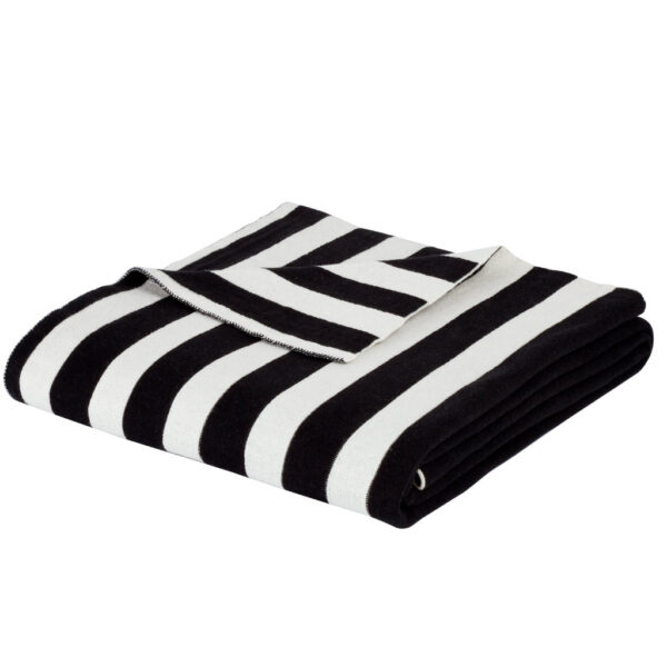 Knitted Stripe Bedspread Throw 150cm x 220cm Style Sisters Detail